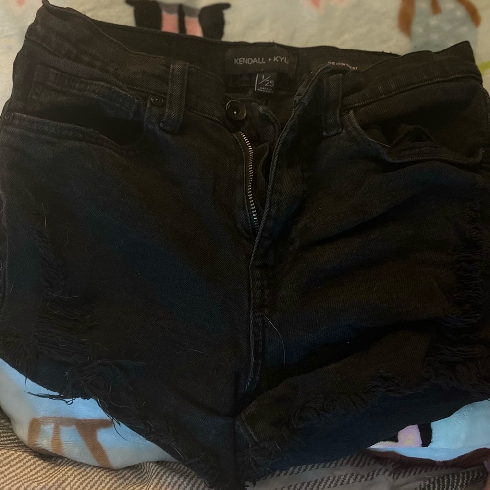 Denim black Jean short